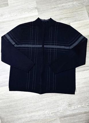 Мужской свитер кардиган f&f , размер xl-xxl .