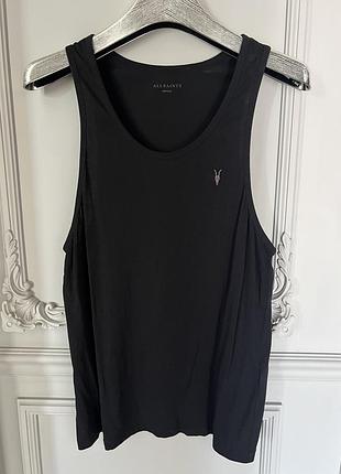 Черная майка allsaints