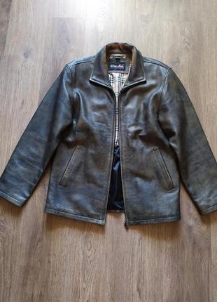 Куртка кожаная wise man (турция)