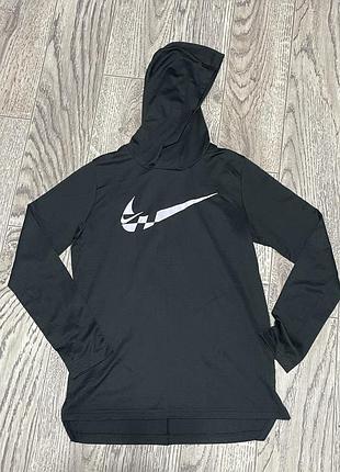 Худі nike чорне з логотипом swoosh у шаховий принт