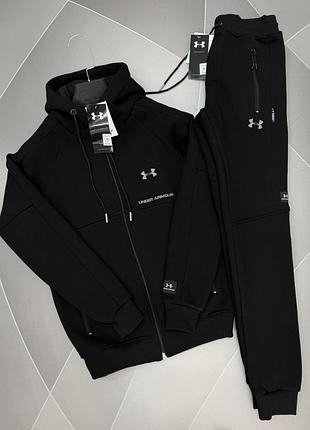 Костюм спортивный мужской на флисе under armour а норма/батал/супербатал