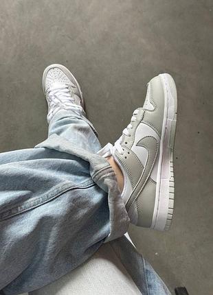 Кросівки nike dunk grey fog демісезон