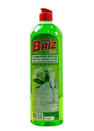 Засіб для миття посуду 1л яблуко тм briz lux