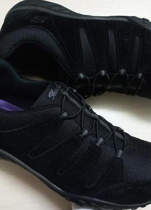 Кроссовки мокасины весна-лето кожа жен. 
40-40.5р.skechers вьетнам