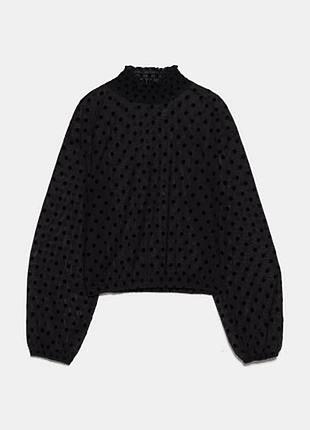Жіноча напівпрозора блуза zara