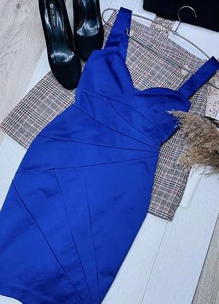 Вечірня сукня xs s h&m атласна сукня футляр коротке плаття корсет літня сукня