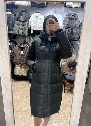 Розпродаж! зимовий пуховик довжини 102см 9