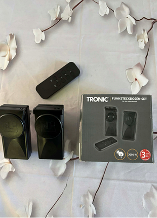 Tronic комплект керамических розеток с дистанционным управлением на улице