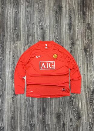 Футбольний  лонгслив кофта nike manchester united ronaldo 7