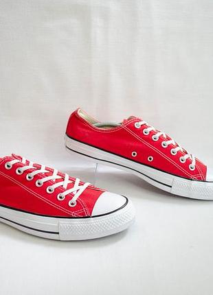 Converse chuck taylor all star ox низькі червоні кеди оригінал! розмір 46 30 см