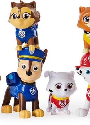 Paw patrol kitty catastrophe щенячий патруль ‎набор фигурок 8 шт кошачья катастрофа gift set