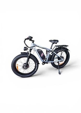 Електрофетбайк formula f26 26" (1500wх2 48v 26ah) сірий світлий