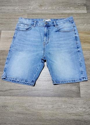 Чоловічі джинсові шорти zara, розмір 34 (l).