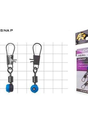 Кріплення поплавця head with snap s арт.707-06-s (5шт/уп) тм fishing roi