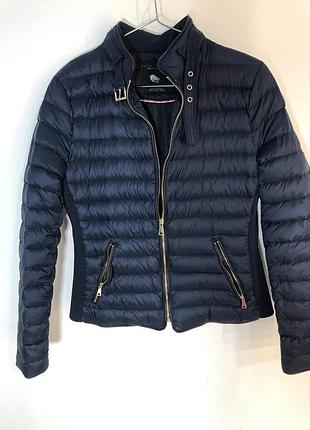 Куртка синя пух zara