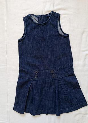 Джинсовый сарафан на девочку baby gap 5 лет