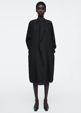 Платье женское cos draped belted midi dress / 38 без пояса!