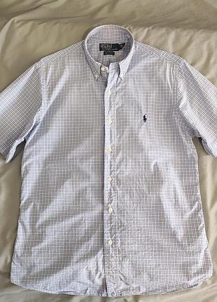 Сорочки чоловічі ralph lauren custom fit у клітинку, розмір l