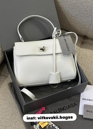 Сумка rodeo mini white/silver🤍