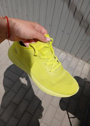 Кроссовки салатовые 40 размер skechers