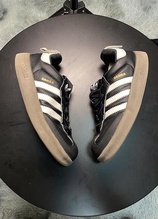 Кросівки adidas samba дитячі, чорні, розмір 23