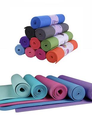 Килимок для йоги та фітнесу "fitness yoga mat" ti-0509-03 колір в асортименті 4 мм