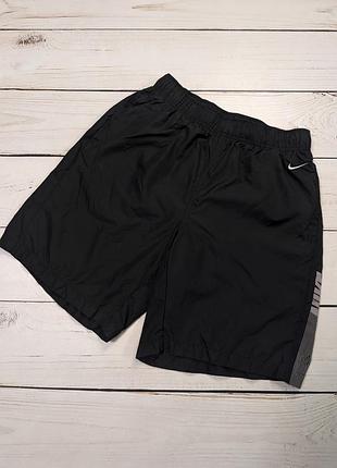 Мужские черные винтажные спортивные шорты nike найк оригинал