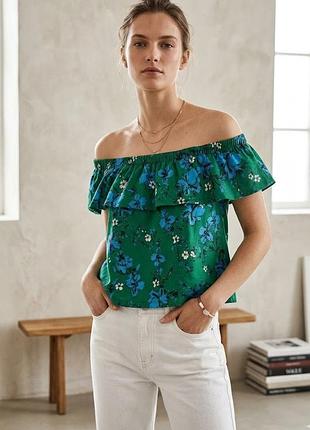 Яскравий зелений топ gina tricot