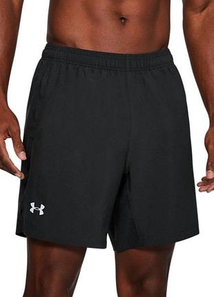 Мужские черные легкие спортивные шорты under armour оригинал андер армор