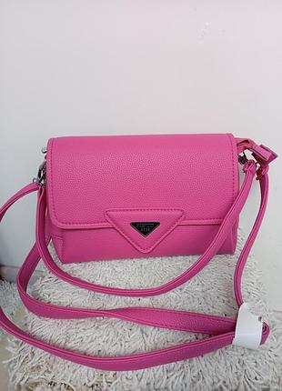Женская сумка через плечо розовая (фуксия),fashion bags