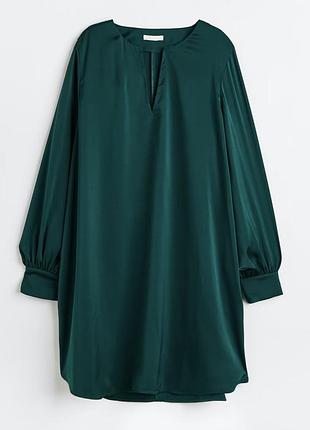 H&m casual сатинова сукня