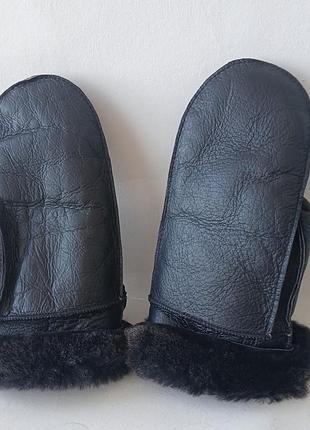 Рукавицы из натуральной овчины мужские