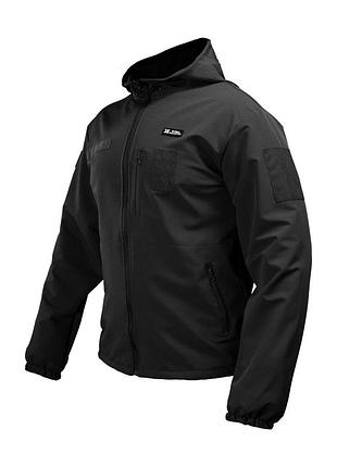 Куртка тактична global ballistics soft shell. чорний xl