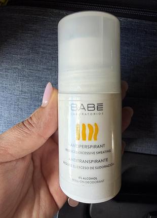 Кульковий дезодорант babe laboratorios body 24 години захист та комфорт, 50 мл