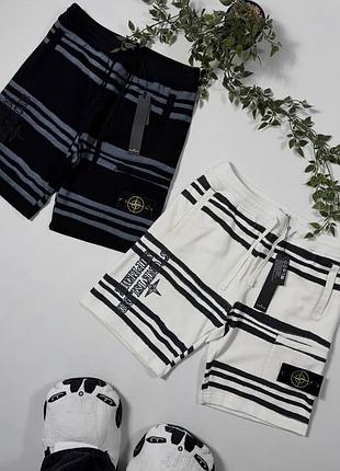 Шорти stone island x supreme