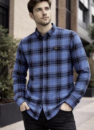 Бавовняна сорочка superdry, розмір l