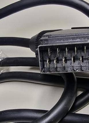Кабель scart - scart (скарт) 21 pin, новый, качественный видеокабель 1.5 м
для телевизора, drd,
и подключения аппаратуры.
​