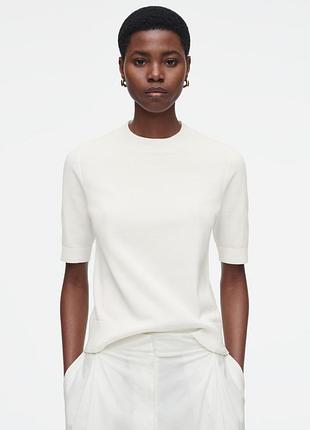 В'язана футболка cos knitted t-shirt / s