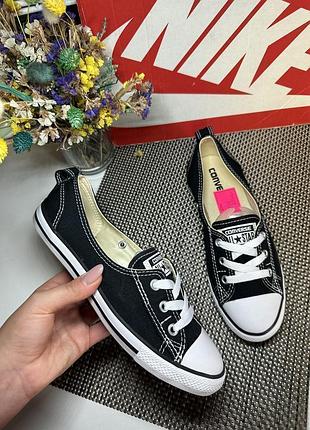 Оригінальні балетки кеди converse new