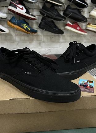 Чоловічі кеди vans doheny era оригінал чорні класичні текстиль повсякденні для скейту бу 46-47 р комфортні якісні