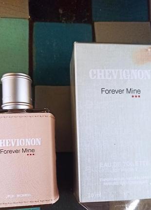 Forever mine chevignon туалетная вода для женщин оригинал 30мл