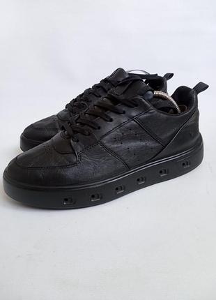 Шкіряні кросівки ecco gore tex