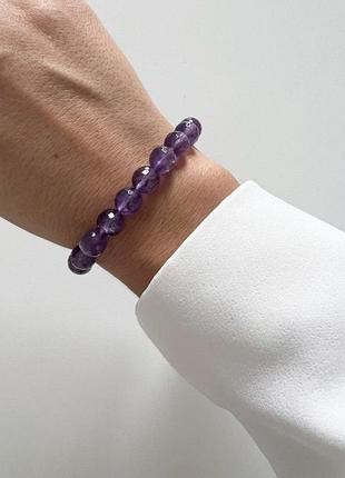 Браслет з аметисту 3341