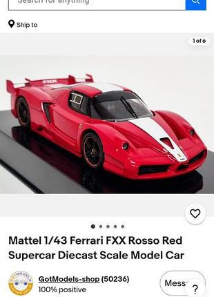 Редкая коллекционная машинка ferrari, модель машины, авто, премиум машинка