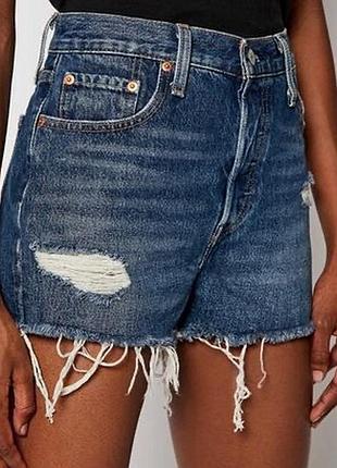 Жіночі джинсові мінішорти levi's 501