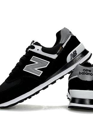 Чоловічі кросівки new balance 574 cordura black grey 6