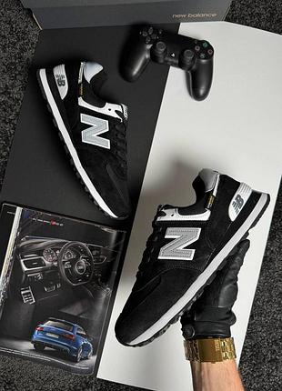 Чоловічі кросівки new balance 574 cordura black grey 10