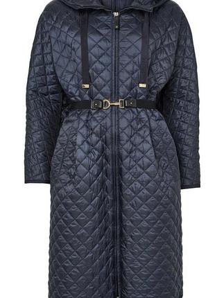 Стьобане пальто max mara з капюшоном