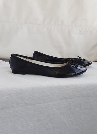 Черные лакированные балетки the shoes размер 41