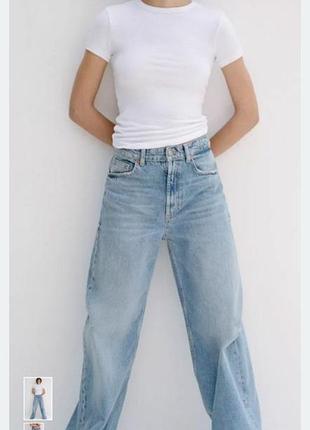 Джинси zara wide leg